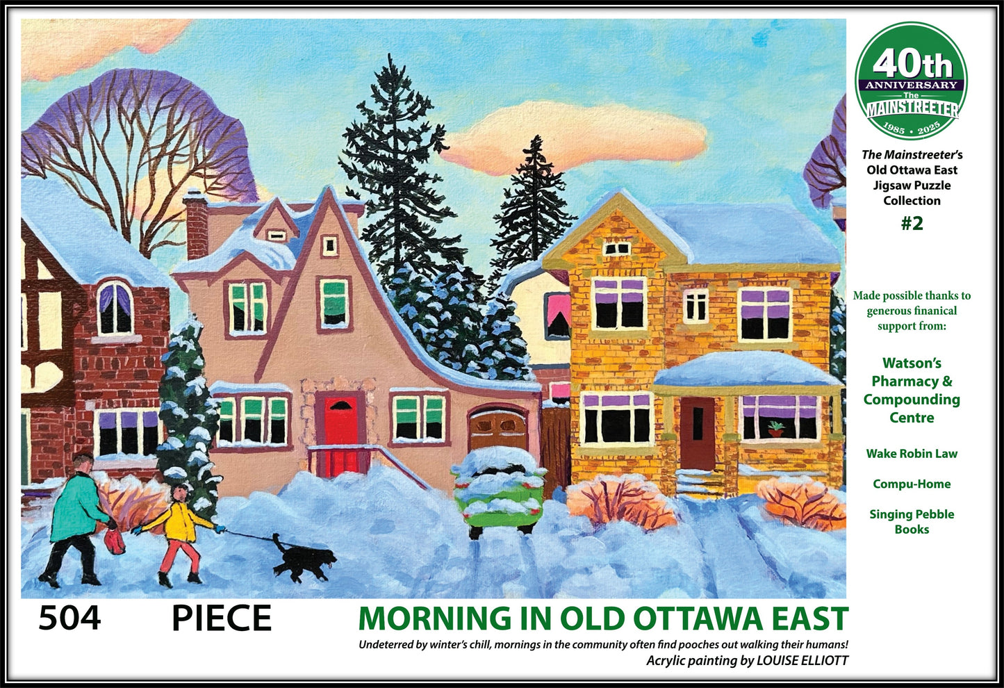 The Mainstreeter's 40th Anniversary Jigsaw Puzzle (2 of 4) - Morning in Old Ottawa East