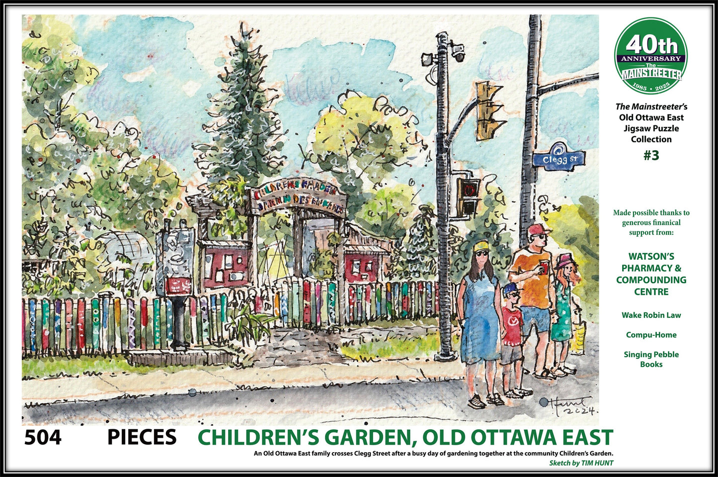 The Mainstreeter's 40th Anniversary Jigsaw Puzzle (3 of 4) - Children's Garden, Old Ottawa East