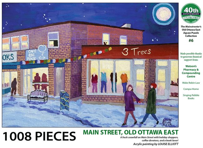 PUZZLE (1,008 Pieces) - The Mainstreeter's 40th Anniversary Jigsaw Puzzle (6 of 8) - Main Street, Old Ottawa East