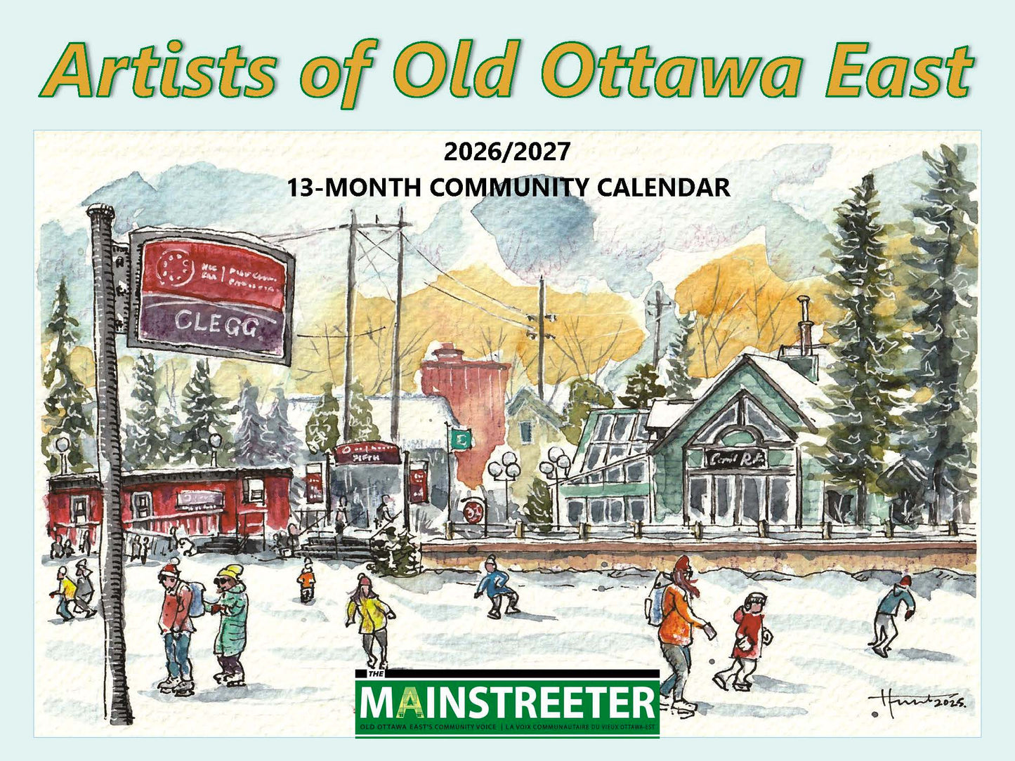 2026/2027 Artists of Old Ottawa East Community Calendar