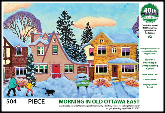 The Mainstreeter's 40th Anniversary Jigsaw Puzzle (2 of 4) - Morning in Old Ottawa East
