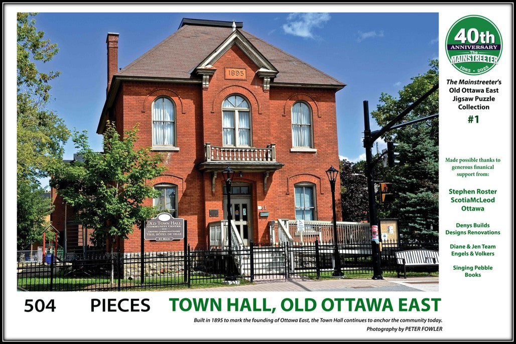 The Mainstreeter's 40th Anniversary Jigsaw Puzzle (1 of 4) - Old Ottawa East Town Hall