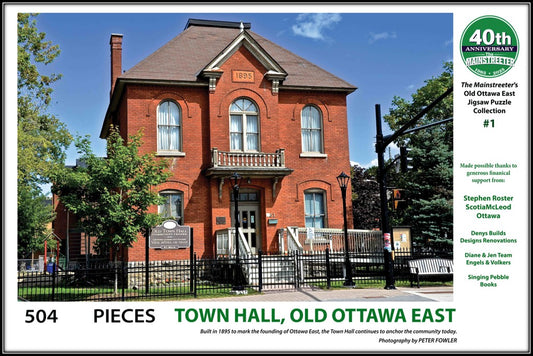 The Mainstreeter's 40th Anniversary Jigsaw Puzzle (1 of 4) - Old Ottawa East Town Hall