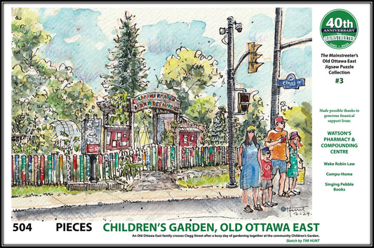 The Mainstreeter's 40th Anniversary Jigsaw Puzzle (3 of 4) - Children's Garden, Old Ottawa East