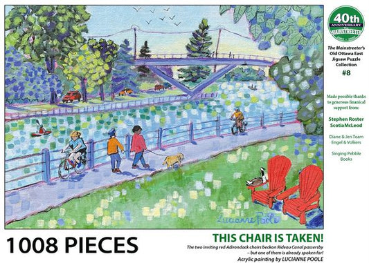 PUZZLE (1,008 Pieces) - The Mainstreeter's 40th Anniversary Jigsaw Puzzle (8 of 8) -  This Chair is Taken!